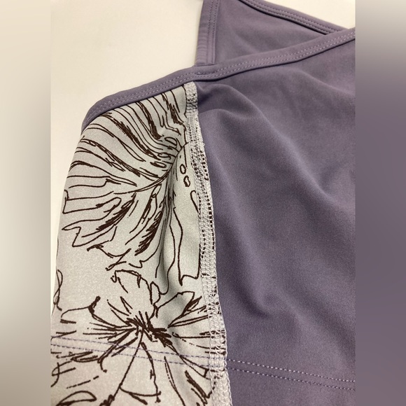 NWOT - Free People Women's Fired Up Yoga Sports Bra - Purple Combo - Picture 7 of 10